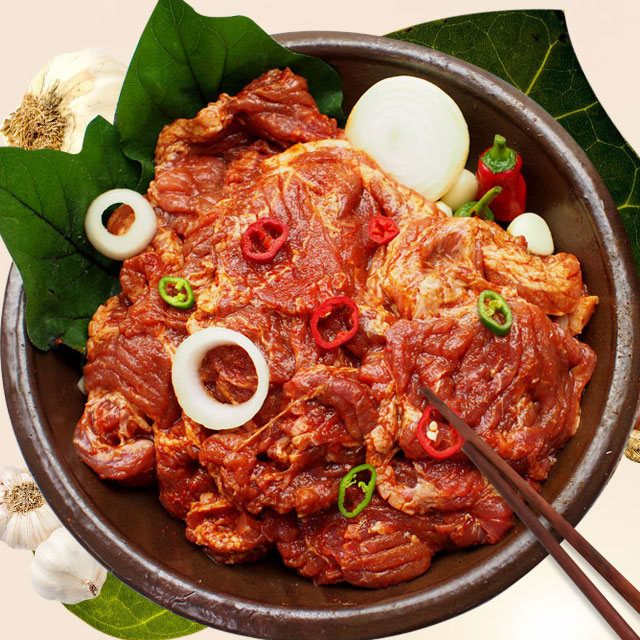  돼지 바베큐갈비 양념 5Kg MT 고기 캠핑 행사 양념갈비