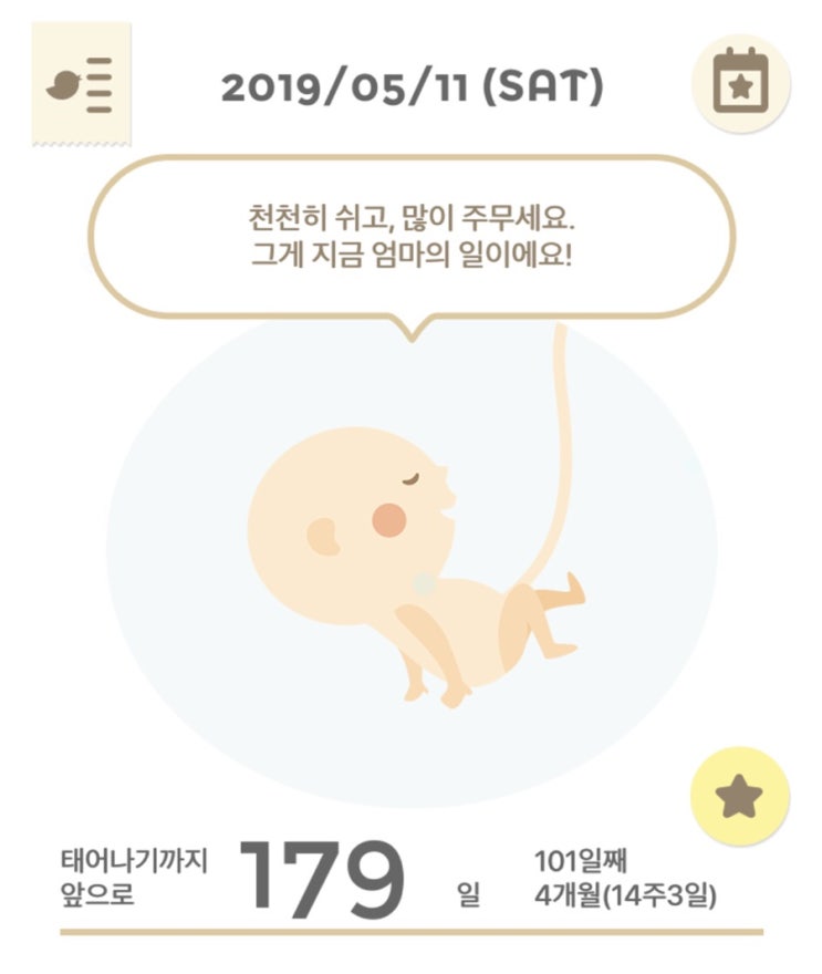  임신 14주차 3일 : 증상