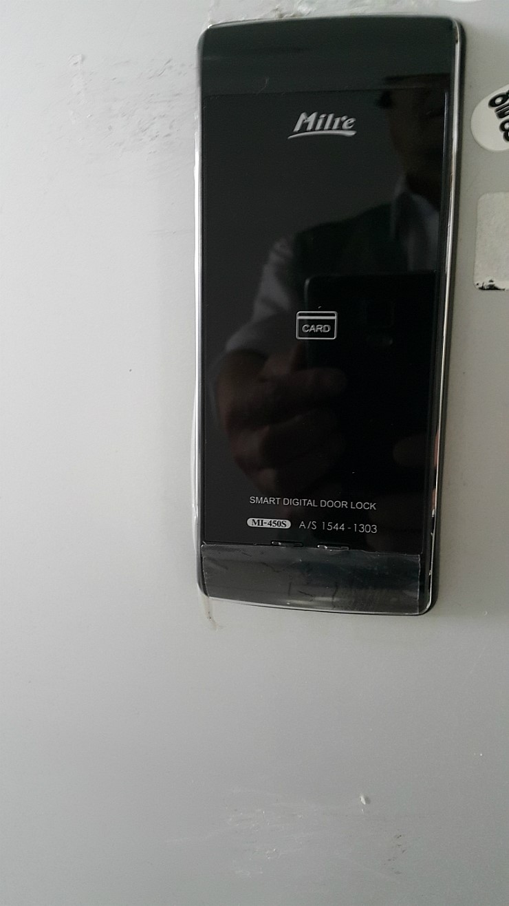  익산시 모현동 배산휴먼시아 409동 밀레 터치키 MI-450S 설치