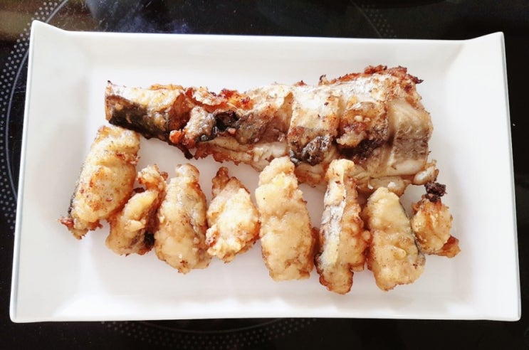  돼지고기가아닌 삼치로 만든 탕수육~~