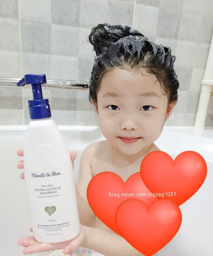  아기샴푸 / 누들앤부 엑스트라 젠틀 샴푸 파우더향 아기도 엄마도 함께써요