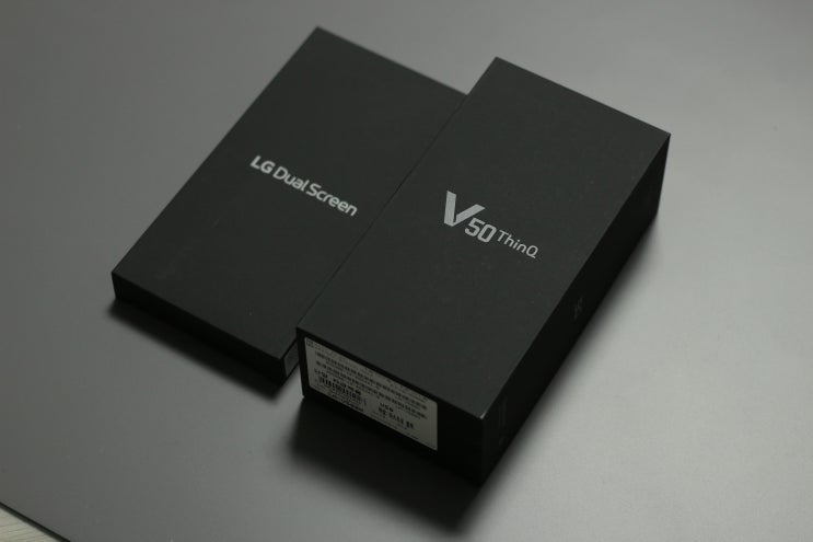  나도 LG 라이프 시작 "LGV50 ThingQ 듀얼스크린 언박싱"