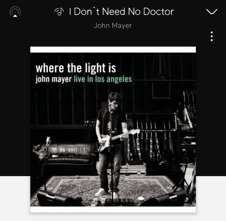 김재환 추천곡 / 한소절곡 #040 :: John Mayer(존 메이어) _  I don't need no doctor