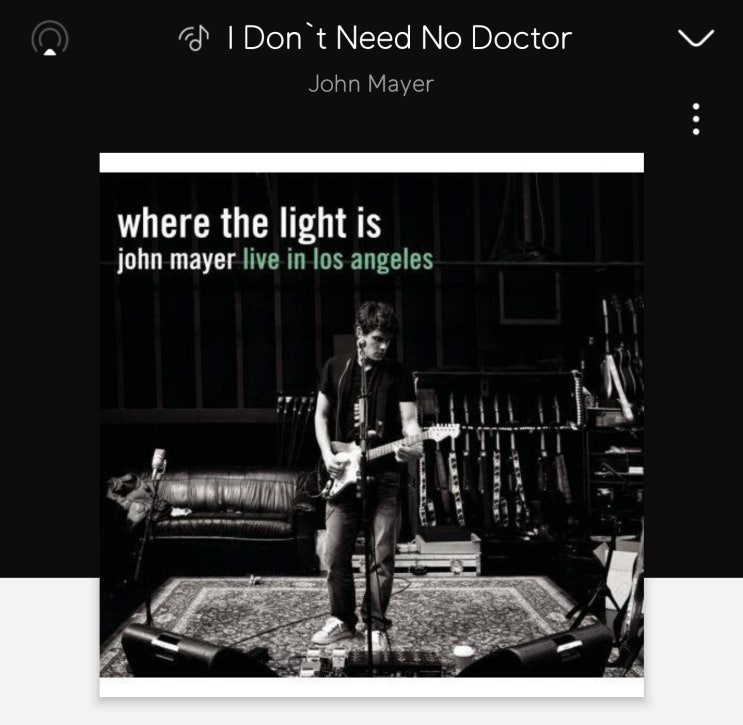  김재환 추천곡 / 한소절곡 #040 :: John Mayer(존 메이어) _  I don't need no doctor