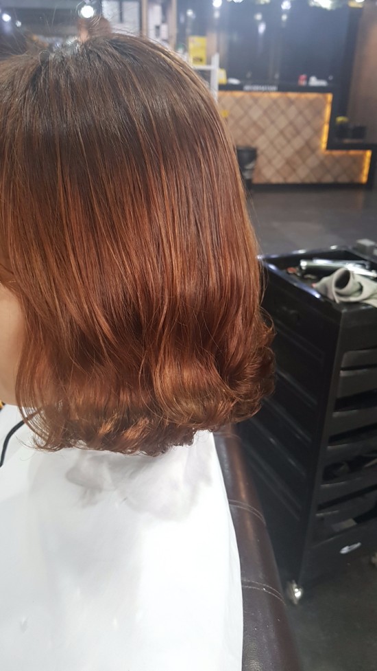  포승미용실 설렘 S컬펌(디지털열펌)