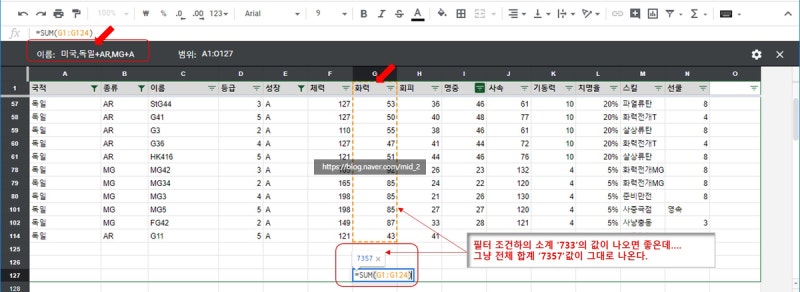 구글 스프레드시트 필터(Filter)조건 하의 자동집계(합계/소계): SUBTOTAL +사용자 필터보기+행 그룹화 (고급필터,자동필터 ,엑셀필터) : 로직트리+MECE연습? : 네이버 블로그 구글 스프레드시트 필터(Filter)조건 하의 자동집계(합계/소계): Subtotal +사용자 필터보기+행 그룹화 (고급필터,자동필터 ,엑셀필터) : 로직트리+Mece연습? : 네이버 블로그