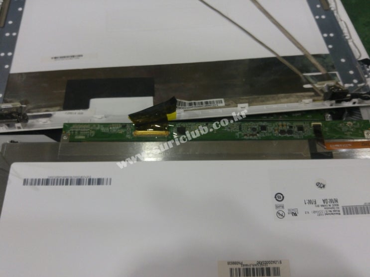 [대전노트북수리] MSI S30 노트북 화면 그림 색상이 이상하게나오는 스미어 증상 수리