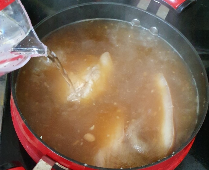  앞다리살 수육 만들기