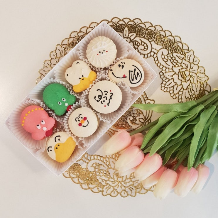  경산마카롱 귀여운 마카롱이 있는 카페 _엘린카페