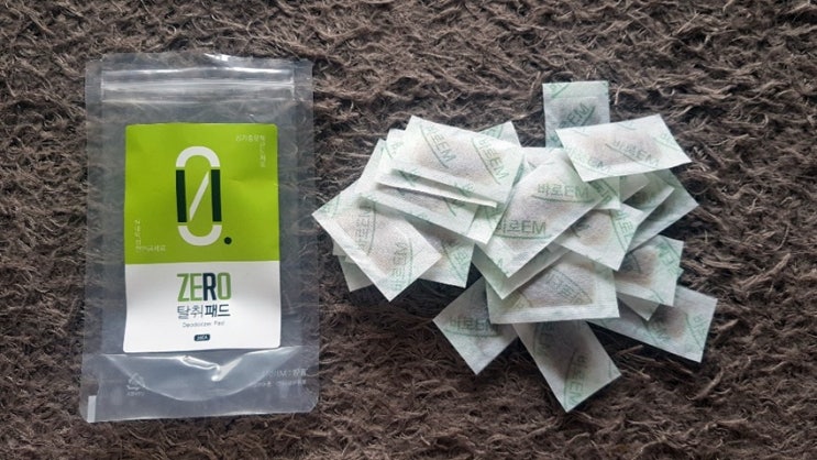  제로 탈취 패드! EM 원액 탈취제 ZERO 탈취 패드로 냄새 걱정 끝!