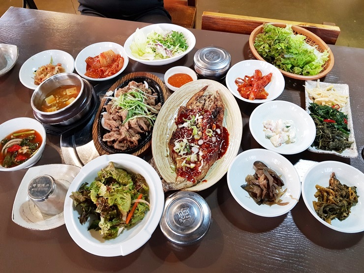  파주목동동맛집 운정 소배짱 쌈채소 무한리필 쌈밥!