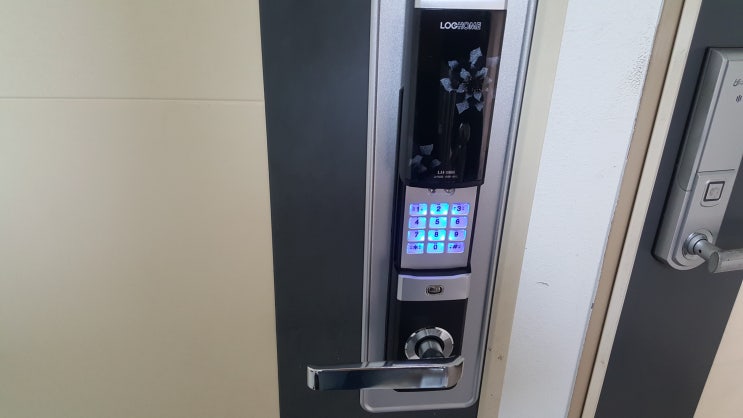  현관문 디지털도어락 에버넷 LH1000 경기도 광주시 회덕동 열쇠