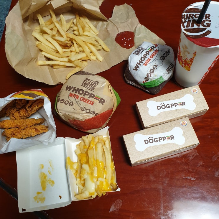  버거킹 콰트로와퍼세트 딜리버리 주문하기