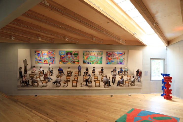 문화가 있는 날 가볼만한 곳,  데이비드 호크니 작품이 전시되어 있는  양평 구하우스 미술관