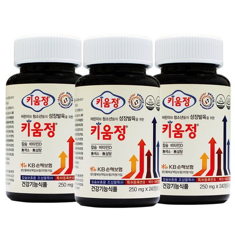 닥터피플 키움정 성장발육 건강기능식품, 60g, 3개입 싸게파는곳