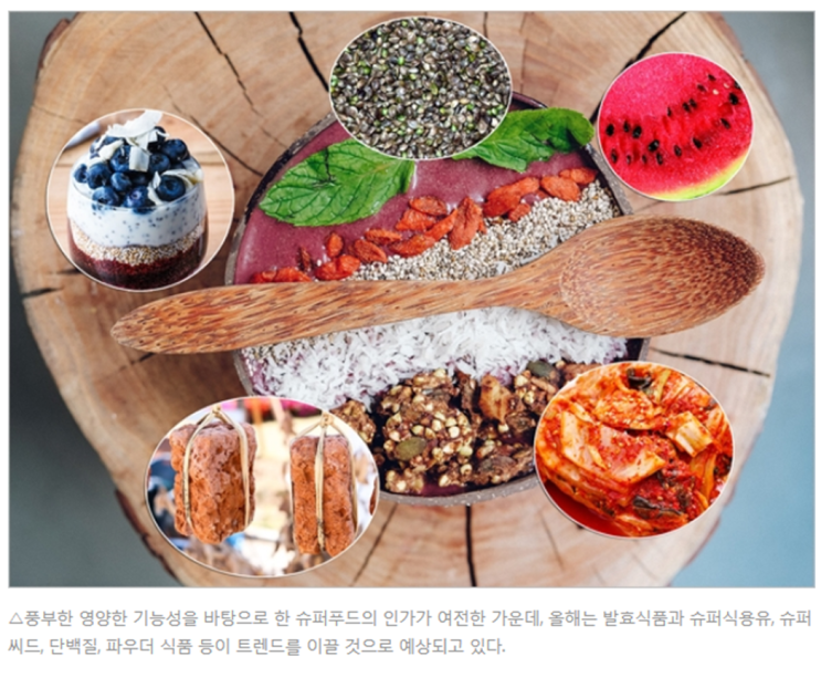  [2019 슈퍼푸드 5대 트렌드] 수박씨, 슈퍼씨드로 부상…발효식품·슈퍼식용유·모링가 파우더 등 새롭게 주목