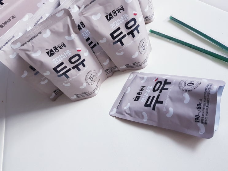  영양가득 건강한 흰강낭콩 두유 맛 인정 :)