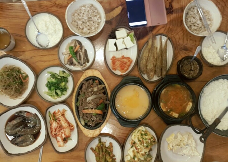  하남 미사리맛집 스타필드가는길에 디딤돌숨두부집 건강한맛 최고!!