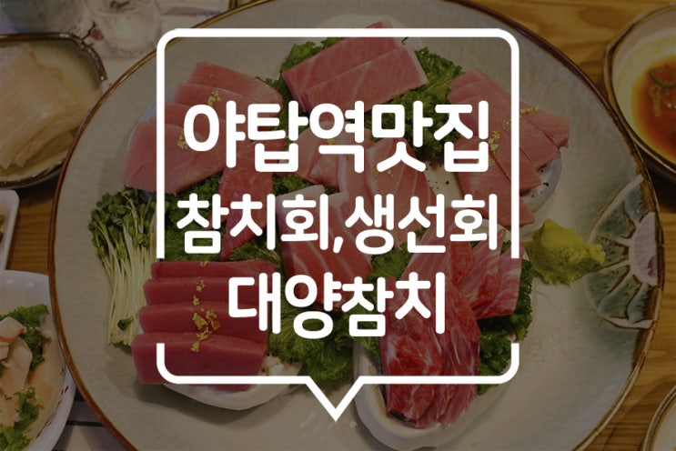  [ 야탑역 맛집 ] 참다랑어 100%로 이루어진 다이아몬드코스로 즐겨보는 야탑 참치회!!