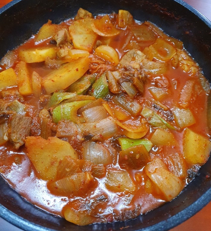  짜글이 만들기