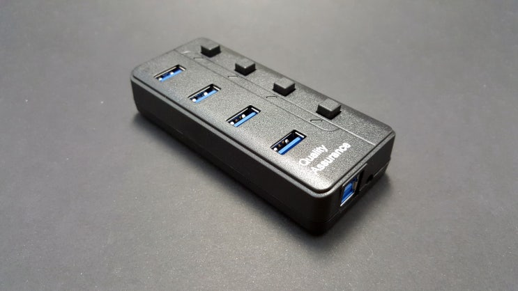  가성비 좋은 usb 3.0 무전원 허브 Q904UH 사용기