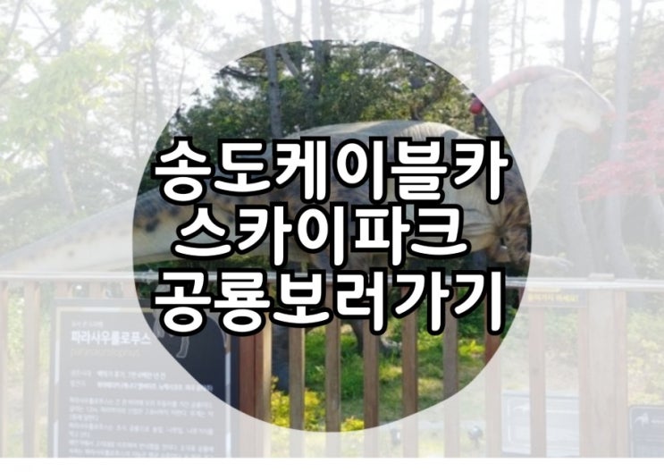  부산 송도 케이블카 암남공원 공룡
