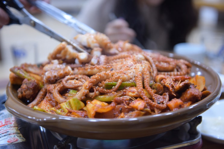등갈비찜 맛이 비빔짬뽕과 흡사했던 인천공항 근처 맛집 - 해돋이 낙지나라