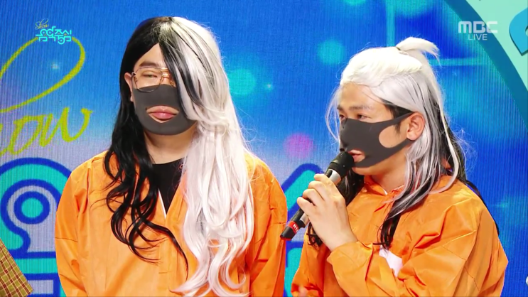  음악중심 UV 미세초 방송사고 5월 가정의달 맞이해서 정말 마니 웃었네요.