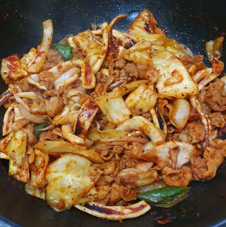  저녁메뉴 오삼불고기 만들기