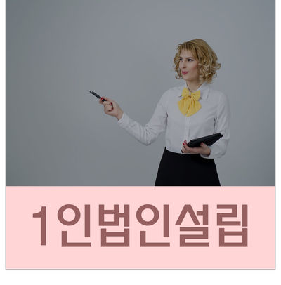  1인법인설립 시 장단점 고려해보고 진행하세요!
