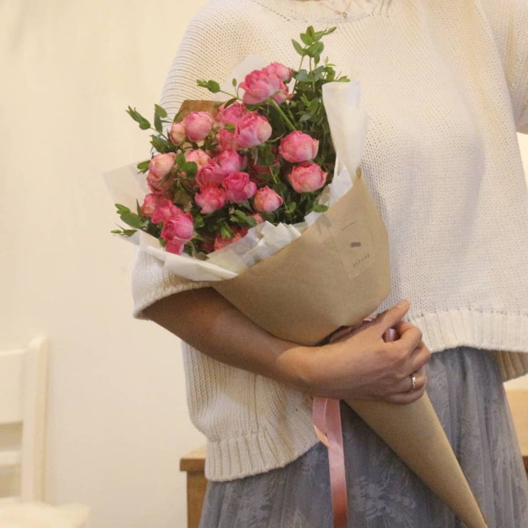 분당 정자동 꽃집 _로즈데이 장미 꽃다발 /수내동꽃집,수내역꽃집,정자역꽃집 러스틱플라워 꽃다발 모아보기