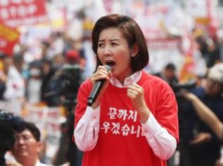  수준미달 정치인 나경원의 '달창'