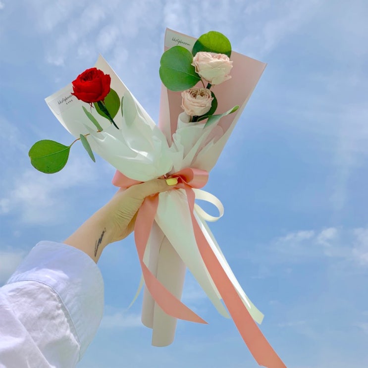  쌍촌동 꽃집 꽃지비룸 로즈데이 장미 꽃다발 로즈데이 선물