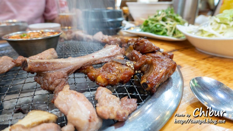  수유 맛집 :: 촉촉쫀득한 돼지 생갈비 산성골