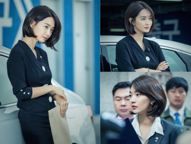  보좌관 신민아 드라마를 위해서 단발 헤어스타일로 돌아온 여배우