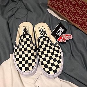 반스 클래식 슬립온 뮬 체커보드 구입후기 | 반스 체커보드 뮬 | VANS | VN0004KTEO1 | Classic Silp-On M....