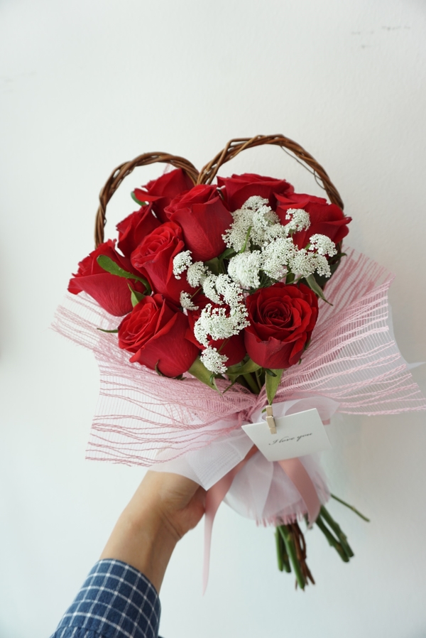  대전 로즈데이~하트장미꽃다발로 사랑하는 마음을 전해보세요^^ -푸른달스물닷새-