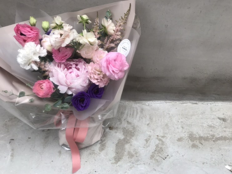  [플로우드꽃집] 생일꽃다발,작약꽃다발_ 대전지족동꽃집
