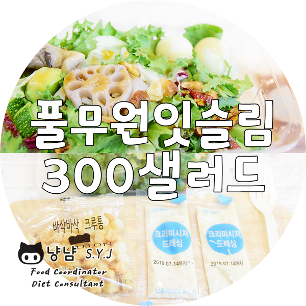  다이어트도시락배달 :: 풀무원 잇슬림 300샐러드