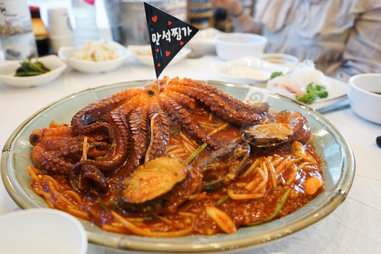  속초맛집 만석찜가 생문어전복찜 밥을 부르는 맛!