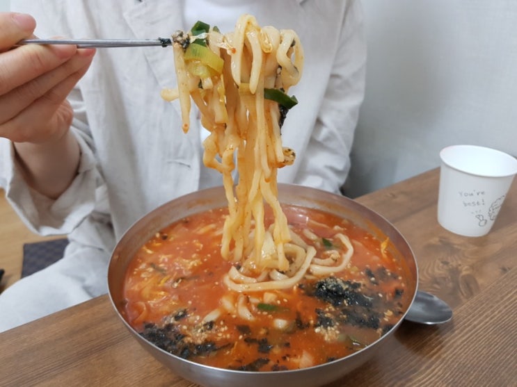  속초 장칼국수 드디어 먹어보다!! 정든식당