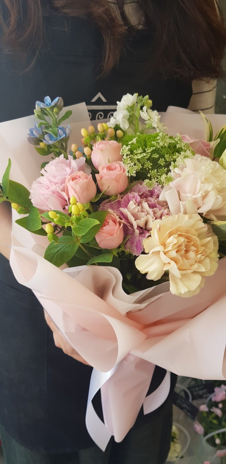  (로즈데이꽃다발) 로즈데이데이트꽃다발  예쁜파스텔꽃다발 고급스런꽃다발 김포구래동꽃집  구래동 꽃집 구래동(더 플라워)