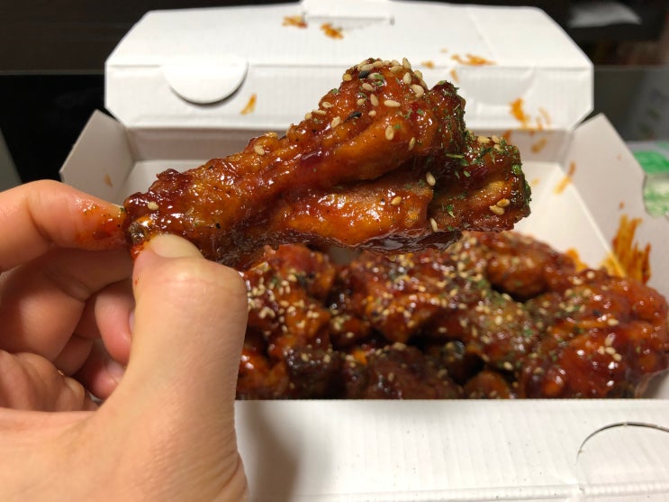  [치킨매니아 신제품] 마라소스를 이용한 장첸치킨