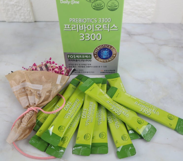 프락토올리고당, 유산균 먹이 확인하기! 프리바이오틱스3300