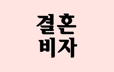  F6비자(결혼비자) 국내에서 변경 조건 서류
