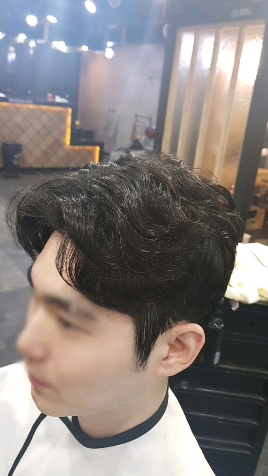  포승미용실 설렘 투블럭가르마펌