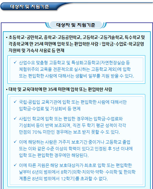 북한이탈주민 교육지원 및 학력인정
