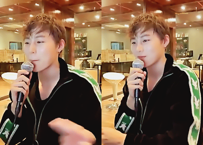  하성운 이틀연속 인스타라이브 움짤, 사랑해 190515