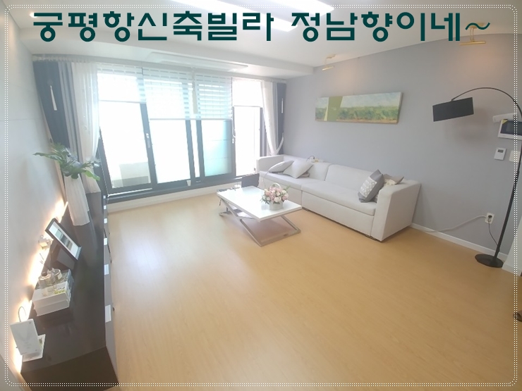  궁평항신축빌라 정남향이네~
