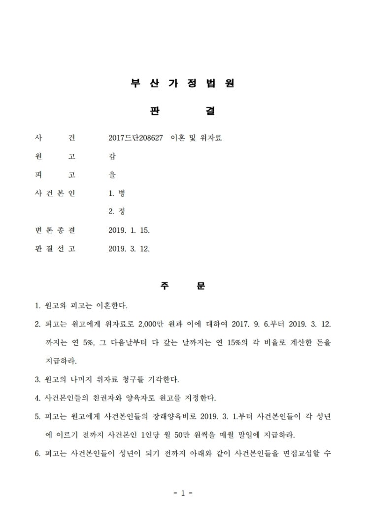  [이혼전문변호사] 피고가 수시로 술을 마시고 원고에게 폭언과 폭행 나아가 상해사건까지 일으킨 것이  원고와 피고의 혼인관계가 파탄에 이르게 된 데에 결정적 원인이 되었다고 본 사안